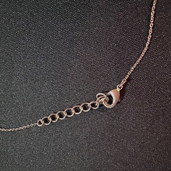 Swarovski Diamond Bedazzled Ball Womens Necklace on Sliver Sterling 16" Chain - Picture 5 of 6